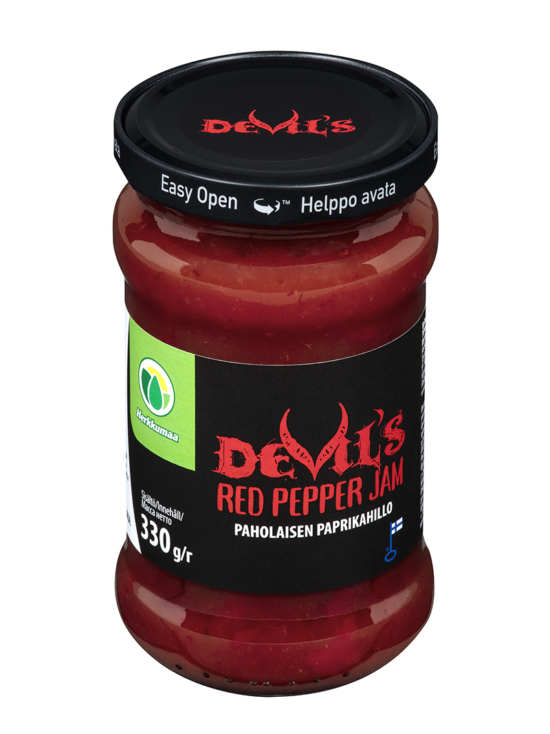 Devil's Red-Pepper Jam - Paholaisen paprikahillo 330 g
